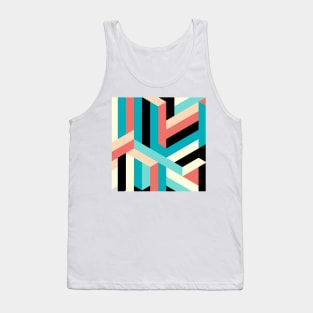 Abstract 3d  isometric buildings Tank Top